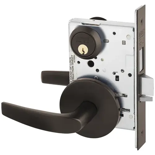 Manufacturing Mortise Lock Dark Oxidized Bronze