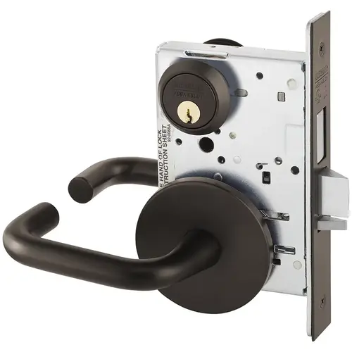 Manufacturing Mortise Lock Dark Oxidized Bronze