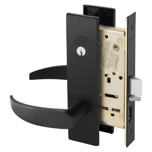 Manufacturing Mortise Lock Black Suede Powder Coat