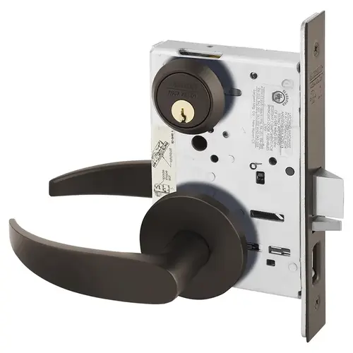 Manufacturing Mortise Lock Dark Oxidized Bronze