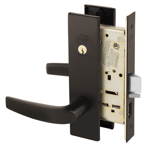 Manufacturing Mortise Lock Dark Oxidized Bronze