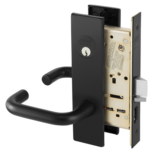 Manufacturing Mortise Lock Black Suede Powder Coat