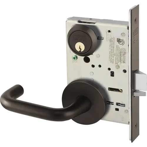 Manufacturing Mortise Lock Dark Oxidized Bronze