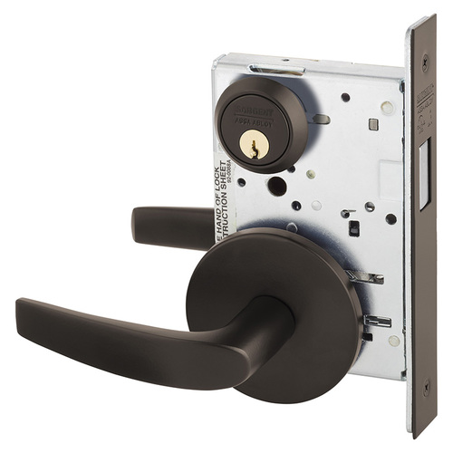 Manufacturing Mortise Lock Dark Oxidized Bronze