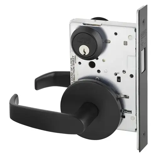 Manufacturing Mortise Lock Black Suede Powder Coat