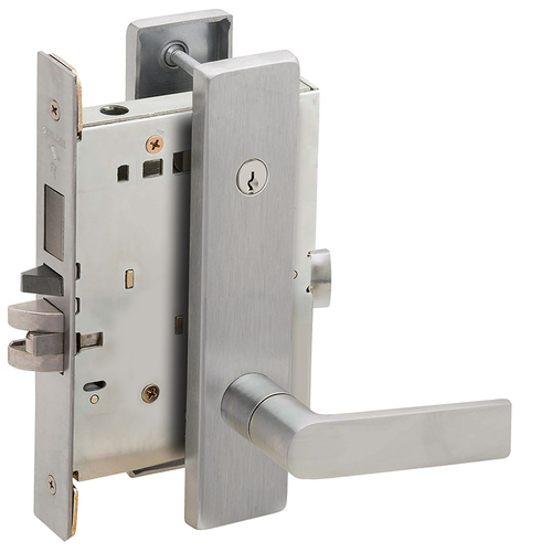 Lock Mortise Lock Satin Stainless Steel