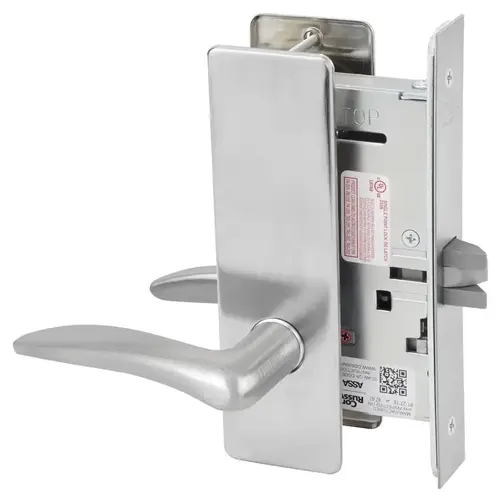 ML2010 Mortise Passage Lever Lockset, Satin Chrome