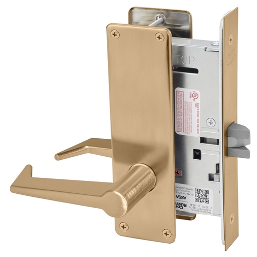 Mortise Lock Satin Bronze Clear Coated