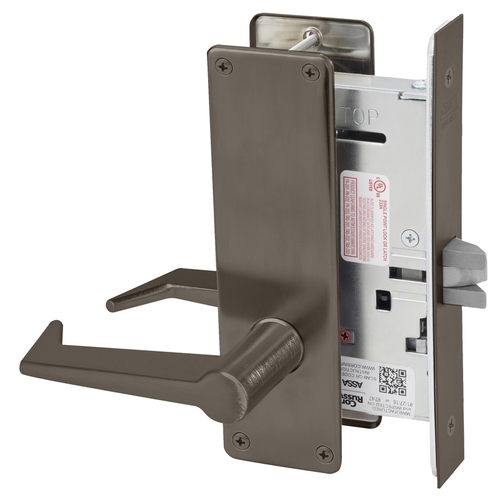 Mortise Lock Dark Oxidized Satin Bronze Oil Rubbed