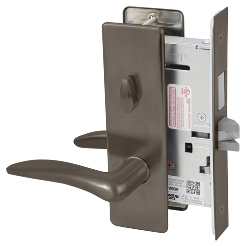 Mortise Lock Dark Oxidized Satin Bronze Oil Rubbed