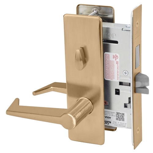 Mortise Lock Satin Bronze Clear Coated