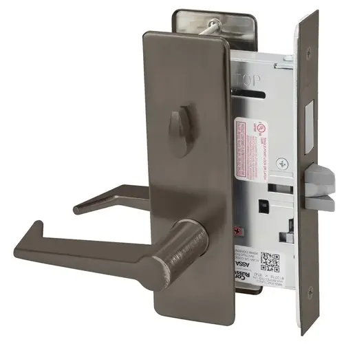 Mortise Lock Dark Oxidized Satin Bronze Oil Rubbed