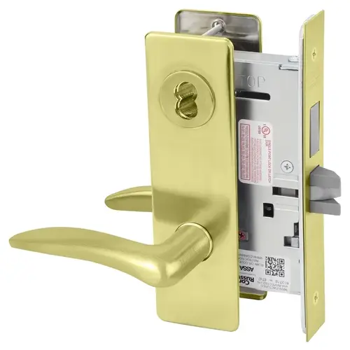 Mortise Lock Satin Brass