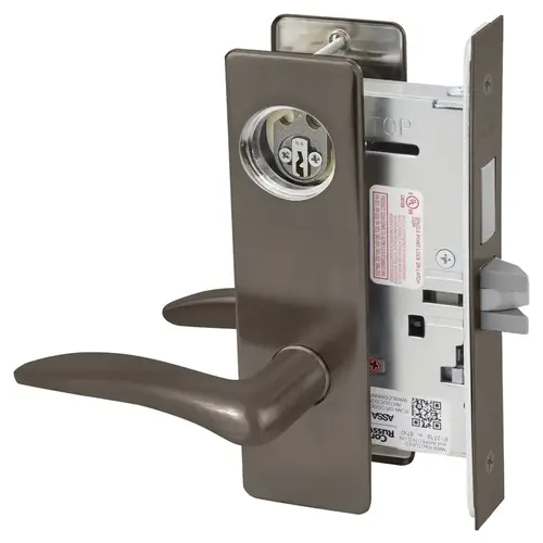 Mortise Lock Dark Oxidized Satin Bronze Oil Rubbed