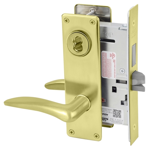 Mortise Lock Satin Brass
