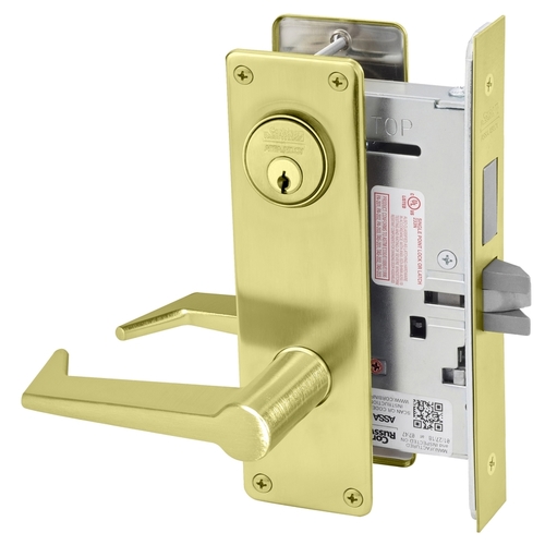 Mortise Lock Satin Brass