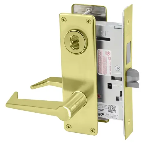 Mortise Lock Satin Brass