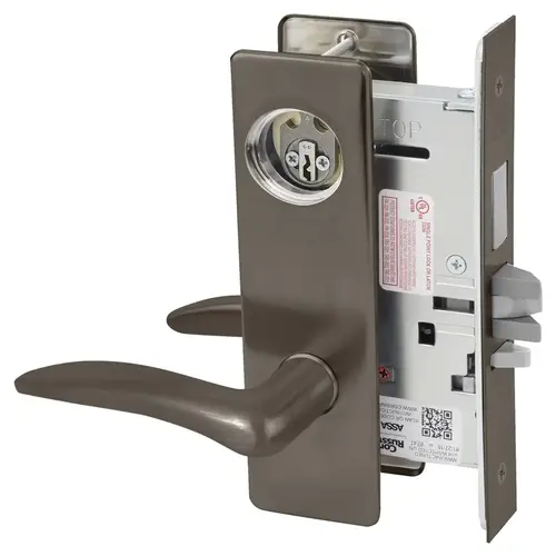 Mortise Lock Dark Oxidized Satin Bronze Oil Rubbed