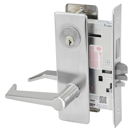 ML2072 Mortise Classroom Intruder Lever Lockset, Satin Chrome