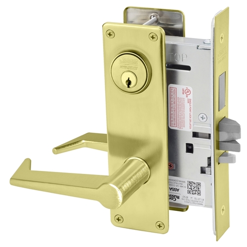 Mortise Lock Satin Brass