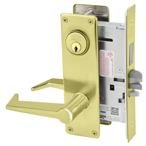 Mortise Lock Satin Brass