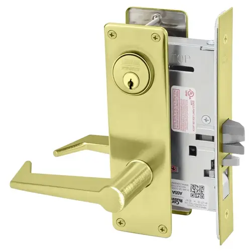 Mortise Lock Satin Brass