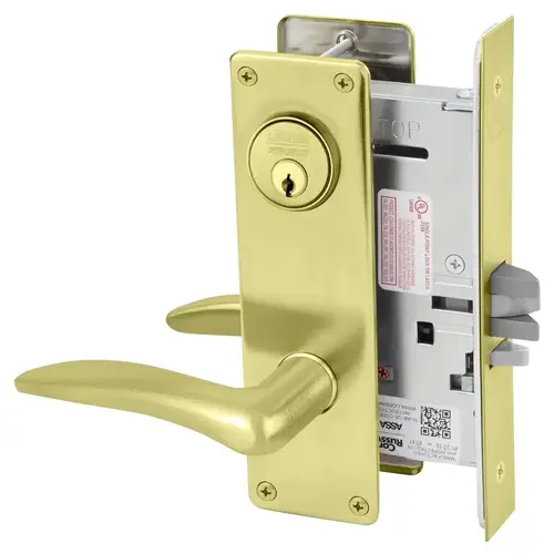 Mortise Lock Satin Brass