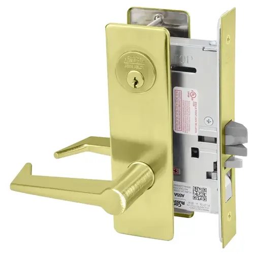 Mortise Lock Satin Brass