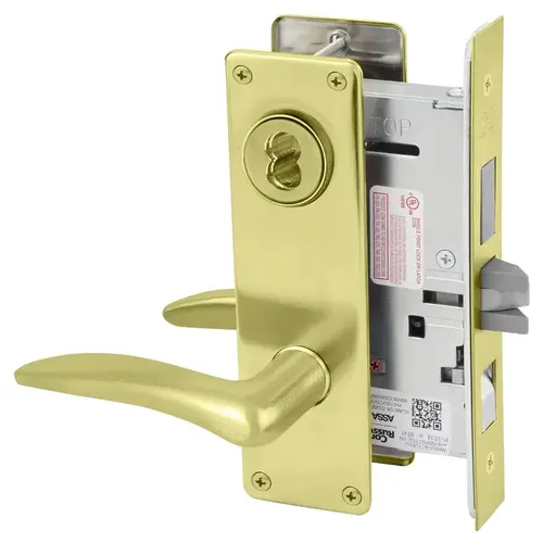 Mortise Lock Satin Brass