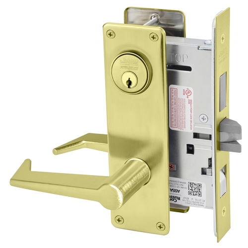 Mortise Lock Satin Brass