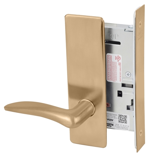 Mortise Lock Satin Bronze Clear Coated