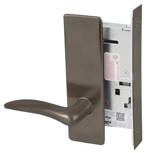 Mortise Lock Dark Oxidized Satin Bronze Oil Rubbed