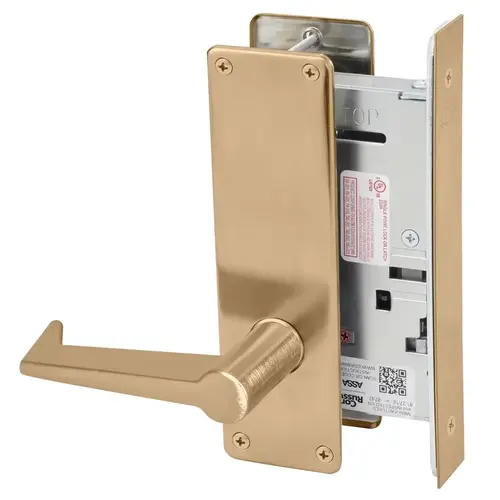 Mortise Lock Satin Bronze Clear Coated