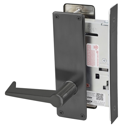 Mortise Lock Black Oxidized Bronze, Oil Rubbed