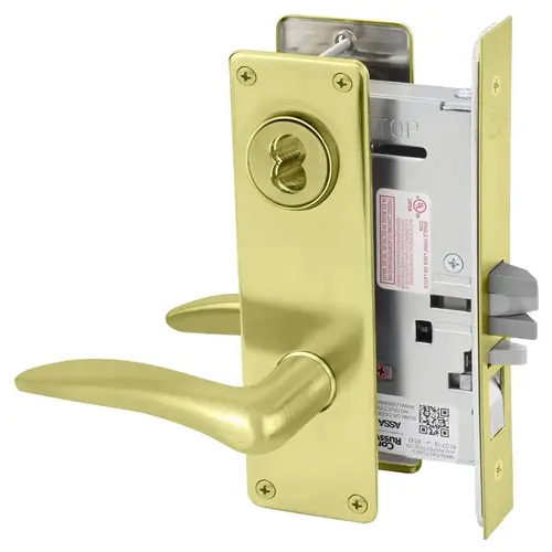 Mortise Lock Satin Brass