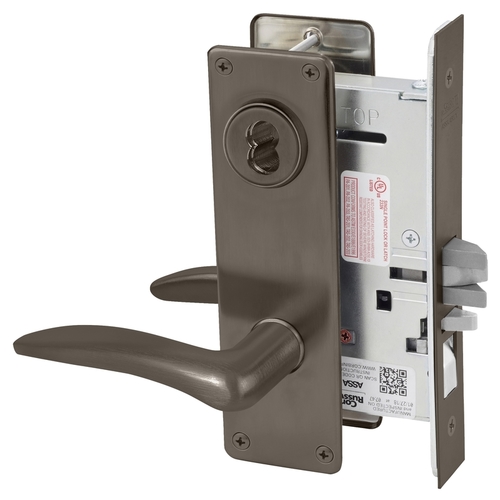 Mortise Lock Dark Oxidized Satin Bronze Oil Rubbed