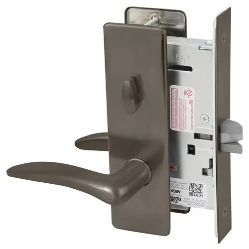 Mortise Lock Dark Oxidized Satin Bronze Oil Rubbed