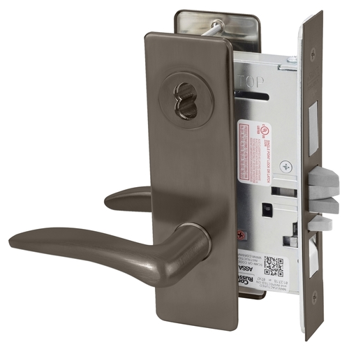 Mortise Lock Dark Oxidized Satin Bronze Oil Rubbed