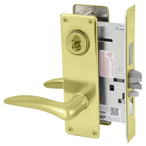 Mortise Lock Satin Brass