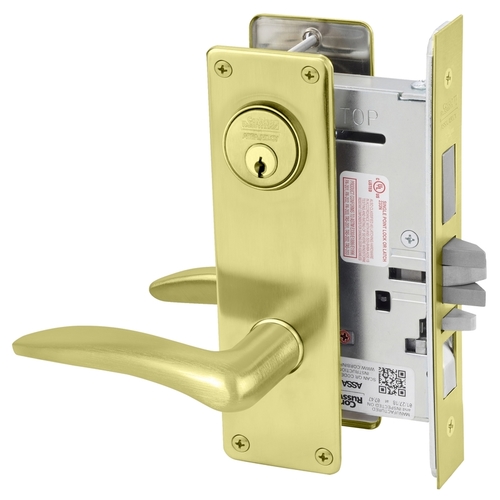 Mortise Lock Satin Brass