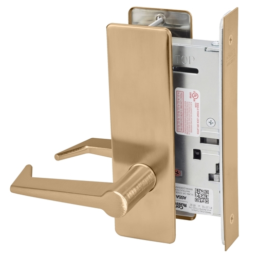 Mortise Lock Satin Bronze Clear Coated