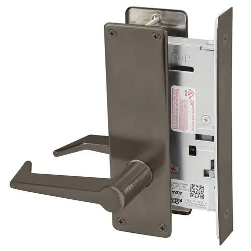 Mortise Lock Dark Oxidized Satin Bronze Oil Rubbed