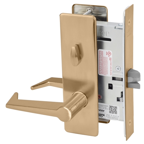 Mortise Lock Satin Bronze Clear Coated