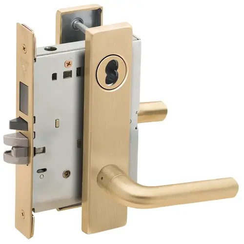 Lock Mortise Lock Satin Brass