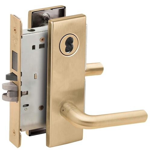 Lock Mortise Lock Satin Brass