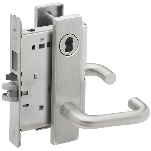 Lock Mortise Lock Satin Stainless Steel