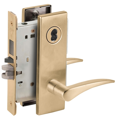 Lock Mortise Lock Satin Brass