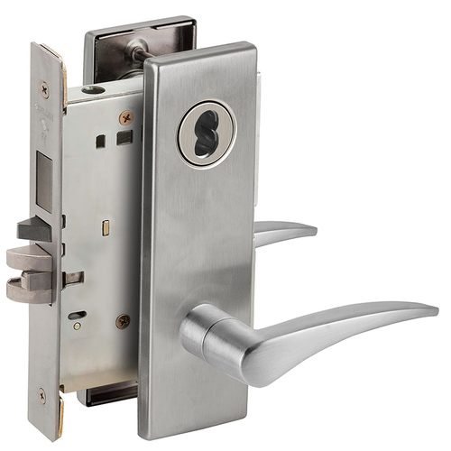 Lock Mortise Lock Satin Stainless Steel