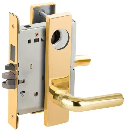 Lock Mortise Lock Bright Brass