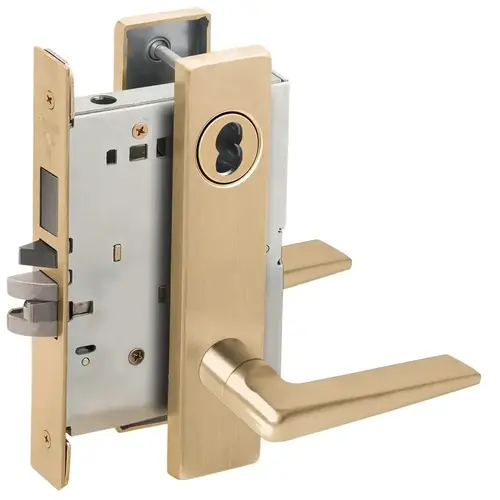 Lock Mortise Lock Satin Brass